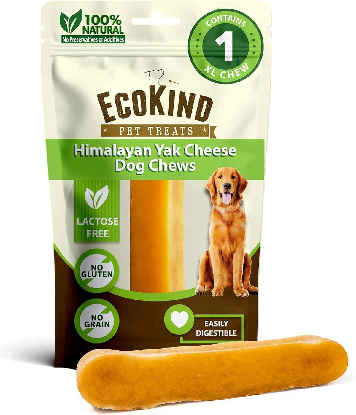 Natural yak dog chews