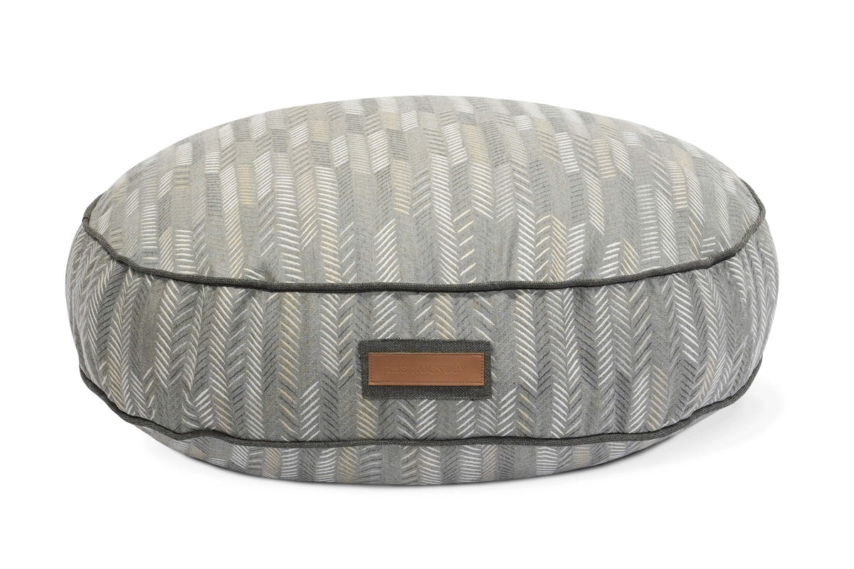 Round dog bed