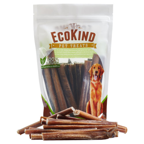 Brazilian grass-fed beef bully sticks natural dog chew treats bag - Pawmore Co.